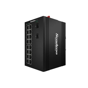 XPTN-9000-75-2GX16GP-V Switch Công nghiệp Scodeno 18 cổng 2*1000 Base-X, 16*10/100/1000 Base-T PoE